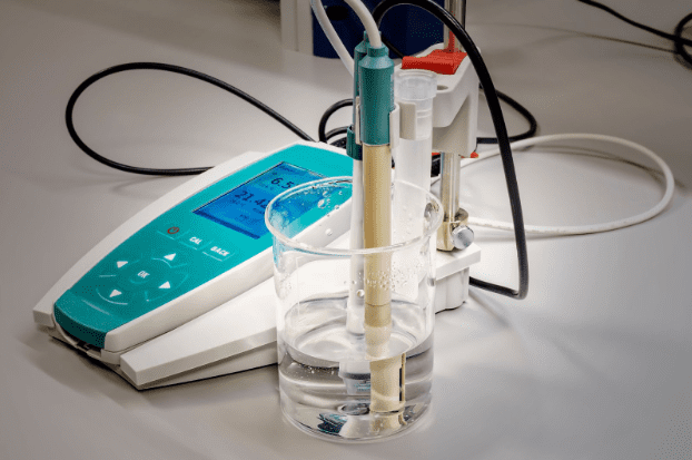 Certified water testing at HAGUE Quality Water San Diego, analyzing home water quality with advanced lab equipment.